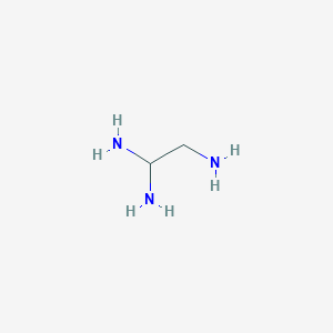 molecular formula C2H9N3 B14650720 1,1,2-Ethanetriamine CAS No. 44170-50-5