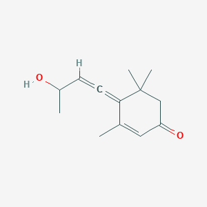 4-(3-Hydroxybut-1-en-1-ylidene)-3,5,5-trimethylcyclohex-2-en-1-one