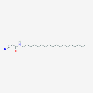 molecular formula C21H40N2O B14650746 2-Cyano-N-octadecylacetamide CAS No. 51838-03-0