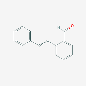 molecular formula C15H12O B14650755 2-(2-Phenylethenyl)benzaldehyde CAS No. 52095-44-0