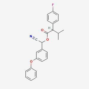 (Cyano(3-phenoxyphenyl)methyl) 2-(4-fluorophenyl)-3-methylbutanoate