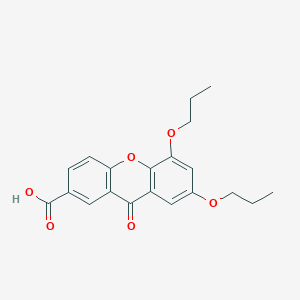 9-Oxo-5,7-dipropoxy-9H-xanthene-2-carboxylic acid