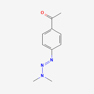 molecular formula C10H13N3O B14650778 4'-(3,3-Dimethyl-1-triazeno)acetophenone CAS No. 52416-18-9