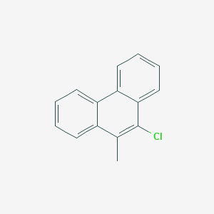 molecular formula C15H11Cl B14650792 9-Chloro-10-methylphenanthrene CAS No. 52979-77-8