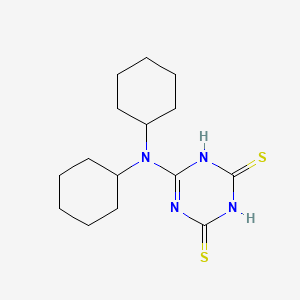 6-(Dicyclohexylamino)-1,3,5-triazine-2,4(1H,3H)-dithione