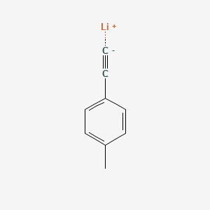 molecular formula C9H7Li B14650822 Lithium, [(4-methylphenyl)ethynyl]- CAS No. 52999-17-4