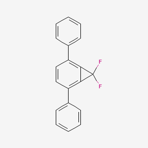 Bicyclo(4.1.0)hepta-1,3,5-triene, 7,7-difluoro-2,5-diphenyl-