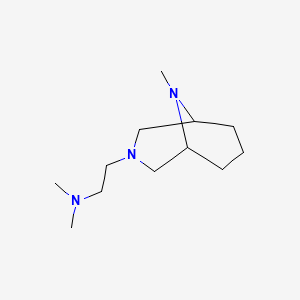 N,N-dimethyl-2-(9-methyl-3,9-diazabicyclo[3.3.1]nonan-3-yl)ethanamine