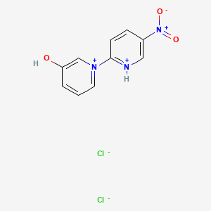 3-Hydroxy-5'-nitro-1,2'-bipyridin-1-ium dichloride