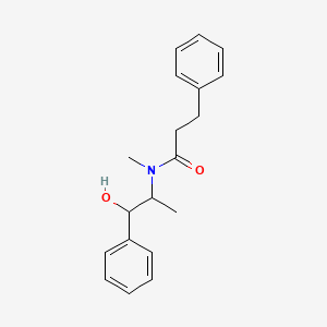 molecular formula C19H23NO2 B1465090 N-(2-羟基-1-甲基-2-苯乙基)-N-甲基-3-苯基丙酰胺 CAS No. 42407-58-9