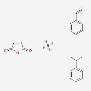 2,5-Furandione, telomer with ethenylbenzene and (1-methylethyl)benzene, ammonium salt