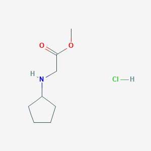 B1465094 Methyl 2-(cyclopentylamino)acetate hydrochloride CAS No. 195877-46-4