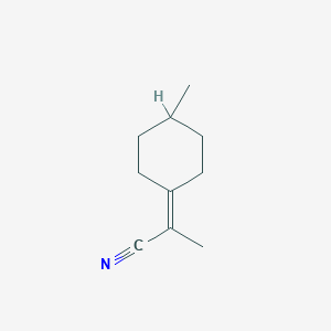 molecular formula C10H15N B14650962 2-(4-Methylcyclohexylidene)propanenitrile CAS No. 54353-78-5