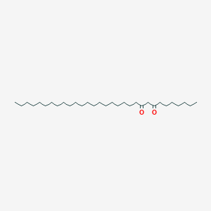 molecular formula C31H60O2 B14650974 8,10-Hentriacontanedione CAS No. 50837-34-8