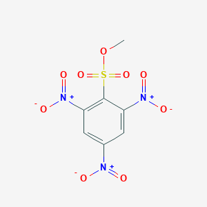 molecular formula C7H5N3O9S B14651023 Methyl 2,4,6-trinitrobenzenesulfonate CAS No. 53541-31-4