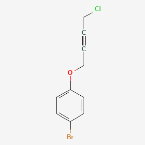 1-Bromo-4-[(4-chlorobut-2-yn-1-yl)oxy]benzene