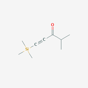 1-Pentyn-3-one, 4-methyl-1-(trimethylsilyl)-