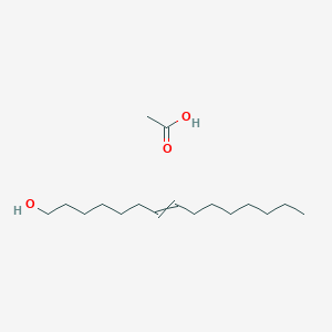 molecular formula C17H34O3 B14651190 Acetic acid;pentadec-7-en-1-ol CAS No. 52957-17-2