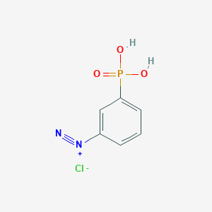 3-Phosphonobenzene-1-diazonium chloride