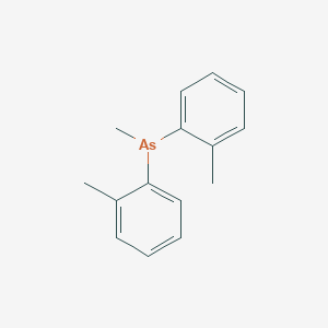 molecular formula C15H17As B14651209 Methylbis(2-methylphenyl)arsane CAS No. 53393-02-5