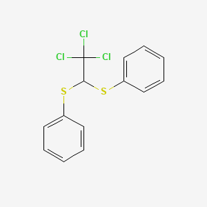 (2,2,2-Trichloro-1-phenylsulfanylethyl)sulfanylbenzene