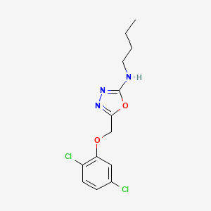 1,3,4-Oxadiazol-2-amine, N-butyl-5-((2,5-dichlorophenoxy)methyl)-