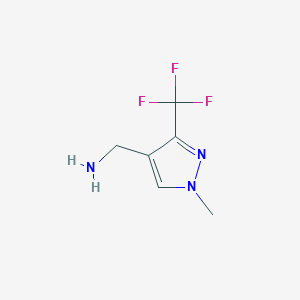 (1-methyl-3-(trifluoromethyl)-1H-pyrazol-4-yl)methanamine