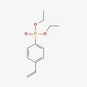 molecular formula C12H17O3P B14651255 Diethyl (4-ethenylphenyl)phosphonate CAS No. 48153-00-0