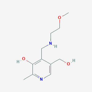 5-(Hydroxymethyl)-4-(((2-methoxyethyl)amino)methyl)-2-methylpyridin-3-ol