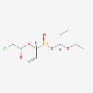 molecular formula C10H17ClO5P+ B14651285 {1-[(Chloroacetyl)oxy]prop-2-en-1-yl}(1-ethoxypropoxy)oxophosphanium CAS No. 53722-26-2