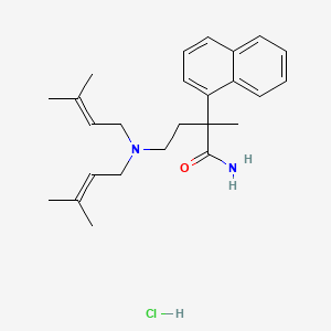 alpha-(2-Diprenylaminoethyl)-alpha-methyl-1-naphthylacetamide hydrochloride