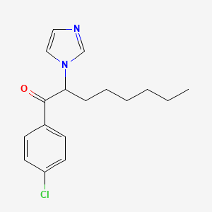 1-(4-Chlorophenyl)-2-(1H-imidazol-1-yl)octan-1-one