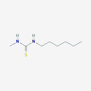 molecular formula C8H18N2S B14651339 N-hexyl-N'-methylthiourea CAS No. 53393-06-9