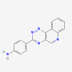 4-([1,2,4]Triazino[5,6-c]quinolin-3-yl)aniline