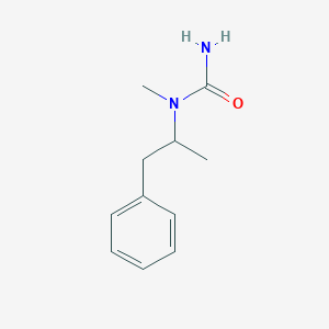 molecular formula C11H16N2O B14651390 N-Methyl-N-(1-phenylpropan-2-yl)urea CAS No. 52789-32-9