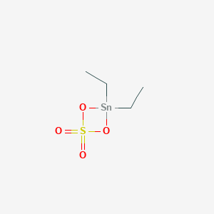 molecular formula C4H10O4SSn B14651391 4,4-Diethyl-1,3,2lambda~6~,4-dioxathiastannetane-2,2-dione CAS No. 45734-35-8