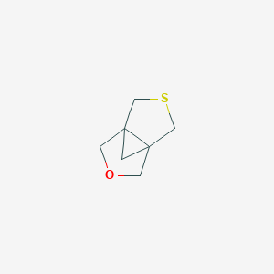 molecular formula C7H10OS B14651430 1H,3H,4H,6H-3a,6a-Methanothieno[3,4-c]furan CAS No. 50708-16-2