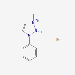 1-Methyl-3-phenyl-2,3-dihydro-1H-1,2,3-triazol-1-ium bromide