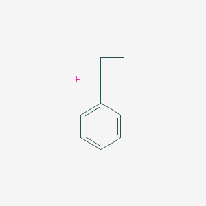 molecular formula C10H11F B14651435 (1-Fluorocyclobutyl)benzene CAS No. 51620-77-0