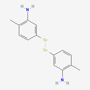 molecular formula C14H16N2Se2 B14651456 3,3'-(Diselane-1,2-diyl)bis(6-methylaniline) CAS No. 53033-86-6