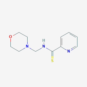 molecular formula C11H15N3OS B14651499 N-[(Morpholin-4-yl)methyl]pyridine-2-carbothioamide CAS No. 51078-96-7