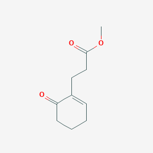 1-Cyclohexene-1-propanoic acid, 6-oxo-, methyl ester