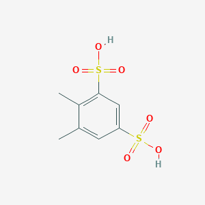 molecular formula C8H10O6S2 B14651546 4,5-Dimethylbenzene-1,3-disulfonic acid CAS No. 52196-51-7