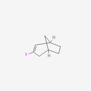 molecular formula C8H11I B14651578 3-Iodobicyclo[3.2.1]oct-2-ene CAS No. 49826-43-9