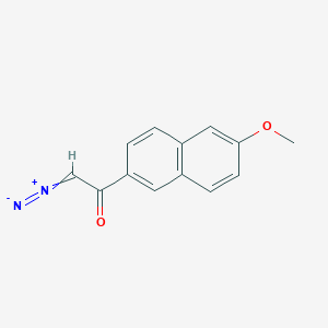 2-Diazonio-1-(6-methoxynaphthalen-2-yl)ethen-1-olate