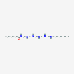 N-(3,6,9,12,15-Pentaazatetracosan-1-YL)octanamide