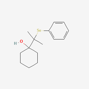 1-[2-(Phenylselanyl)propan-2-yl]cyclohexan-1-ol