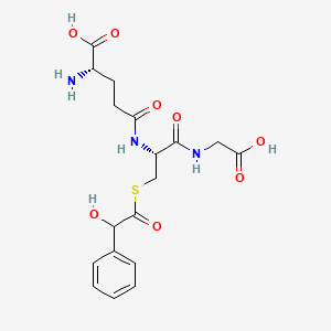 molecular formula C18H23N3O8S B14651628 S-Mandelylglutathione CAS No. 50409-83-1