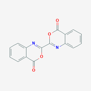 molecular formula C16H8N2O4 B14651631 4H,4'H-[2,2'-Bi-3,1-benzoxazine]-4,4'-dione CAS No. 40728-87-8