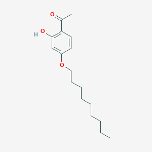 molecular formula C17H26O3 B14651642 1-[2-Hydroxy-4-(nonyloxy)phenyl]ethan-1-one CAS No. 52122-71-1